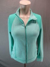 Lucy Size S Women Green Athletic Tech Full Zip w/Pockets Track Jacket GR6703
