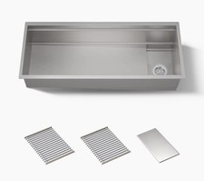 Kohler 37907-NA Synthos 45-3/4" undermount single-bowl kitchen sink -Pkg Damage