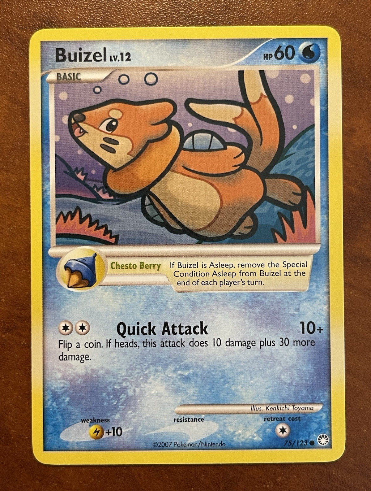 Pokémon-Buizel-Mysterious Treasures-75/123-LP