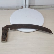 Antique True Temper Scythe Blade 21” Grass Cutter Farm Tool w Clamp