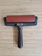 Vintage Photax Print Roller Film Rubber Sleeved Wood Photography