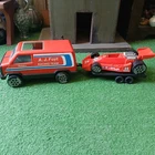 1979  TONKA AJ FOYT RACING TEAM VAN/ RACING CAR W/ TRAILER UAC