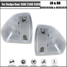 Turn Signal Lights For Dodge Ram 1500 2500 3500 Amber Led Side Mirror Clear Lens Turn Signal Lights For Dodge Ram 1500 2500 3500 Amber Led Side Mirror Clear Lens