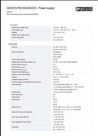 Phoenix Contact QUINT 4-PS/1AC/24DC/5