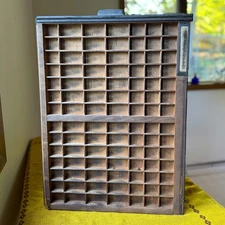 Vintage Ludlow Letterpress Tray Printers Tray #130