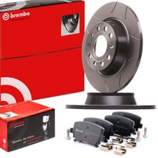 BREMBO Bremsenset Hinten Bremsscheiben Beläge für VW Golf V Schrägheck (1K1)
