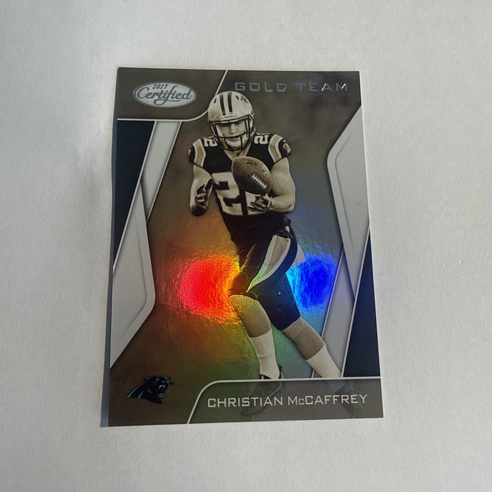 2017 Certified Gold Team Christian McCaffrey #GT-CM Rookie RC Carolina Panthers