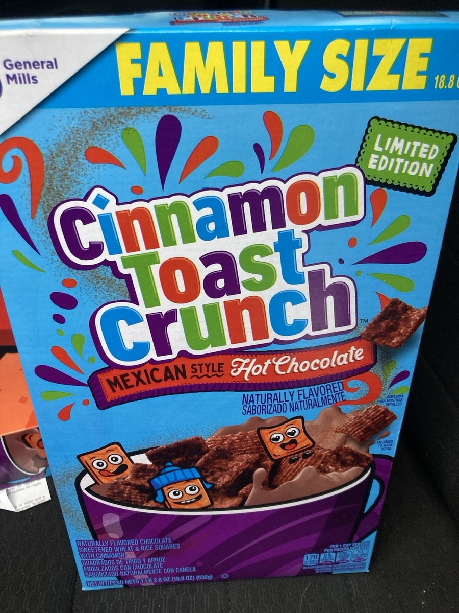 Cinnamon Toast Crunch Mexican Hot Chocolate Family 18.8 oz Limited