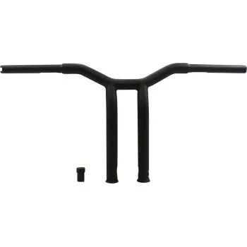 Burly 12in Matte Blk Raked Dominator Handlebar Harley Iron 883 09-22