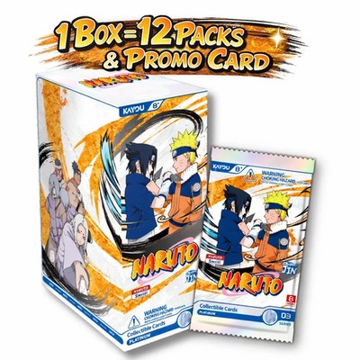 KAYOU NARUTO Series 3 Chapter Jin English Display Box   12 Packs & Promo Card