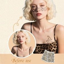 8 Pcs Freckles Patches Waterproof Temporary Tattoos Stickers Face Makeup VJC