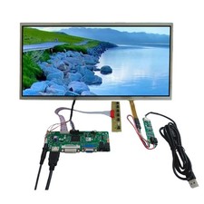 HD DVI VGA LCD Controller Board 14in 1366X768 Resistive Touch LCD Screen