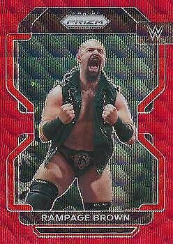 Rampage Brown 2022 WWE Prizm - Ruby Wave #109 -