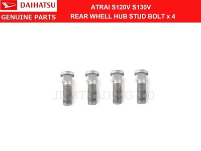 DAIHATSU ATRAI S120V S130V REAR WHEEL HUB STUD BOLT x 4 KEI