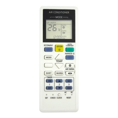 Replacement A/C Remote Controller for CS-Z24RKR CS-E12MKR Easy to Use Button