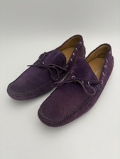 Scarpa da guida MONZA uomo in pelle scamosciata viola 42,5/9,5