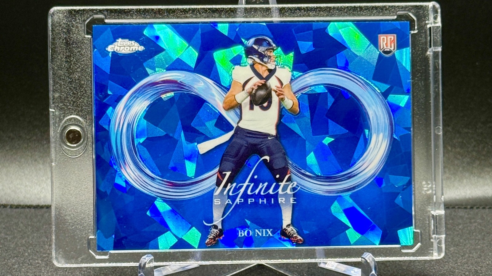 BO NIX 2024 Topps Chrome Sapphire Infinite #IS-4 (RC, SSP) Denver Broncos