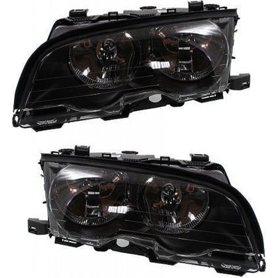 For BMW 325i/325Ci/330i/330Ci/M3 Headlight 2001 Driver and Passenger Side Pair