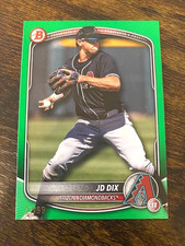 JD Dix - 2025 Bowman Draft - Green Border /99 - Prospect/Rookie - Diamondbacks