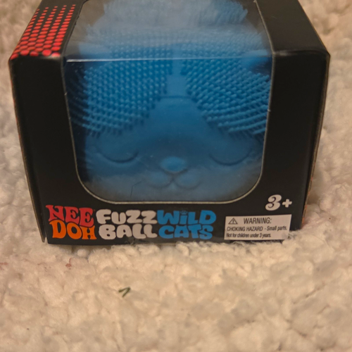 Rare NeeDoh Fuzz Ball Wild Cats featuring a peace Sign On Its Back | eBay