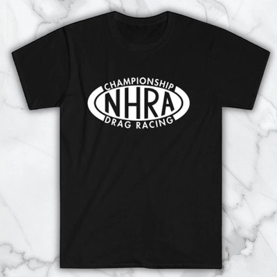 NHRA Drag Racing Championship Men's Black Graphic T Shirt Freeships