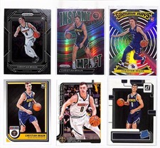 Christian Braun 6 Card Lot NBA - Base RC, Instant Impact Prizm, Donruss, 2022-23