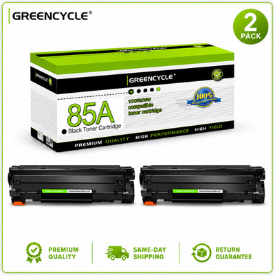 2PK CE285A Toner Cartridge For HP 85A Laserjet Pro P1102w P1102 M1212nf M1217nfw