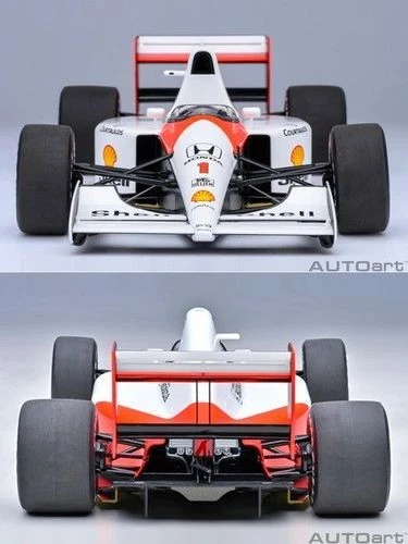 AUTOart 1/18 McLaren Honda Ayrton Senna MP4/6 Japan GP 1991 F1 Car NUOVO - Immagine 4 di 4