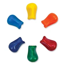 The Pencil Grip 11106 Original Grip, 2.1" Long, Assorted Colors, 6/pack