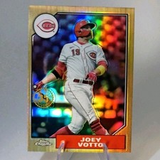 2022 Topps Chrome Rainbow Refractor - 1987 Topps Baseball Joey Votto #87BC-4