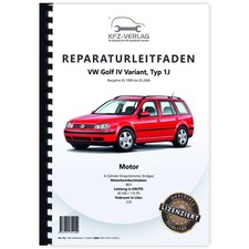 VW Golf 4 Variant 1J 1999-2006 Erdgas Benzinmotor 2,0l 115 PS Reparaturhandbuch