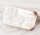 Rose Mary Boo Boo Water Gate Tape Follies 1 oz Silver Art Bar Dick Bob - 473b