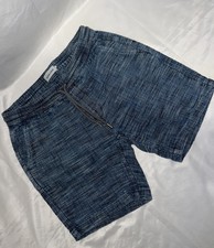 Taylor Stitch Apres Shorts Indigo Slub Size Small Mens 100 Organic Cotton 7inch