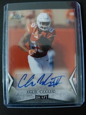 Leaf 2018 Draft Autograph Chris Warren III #BA-CW4 Texas Longhorns Football