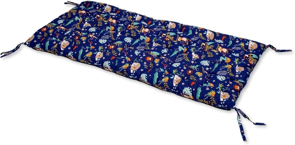 Travesseiro de arco de escalada de fibra com miçangas na selva, 57x26,8 polegadas - Imagem 3 de 4