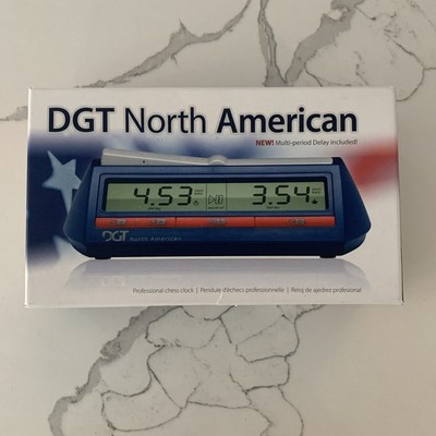 DGT North American Chess Clock and Game Timer Blue Works