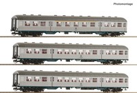 Tt 3Tlg. Set Nahverkehrswagen Silberlinge Db Ag Ep.Iv Roco 6280023 Neu!!