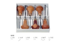 Set of 6 Pfeil Linoleum and Block cutters PF-LSD