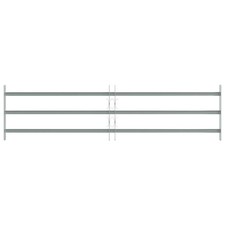 Window Security Bars Extendable Window Guard Grill Galvanized Steel vidaXL