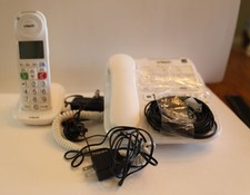 VTech SN5147 Amplified Corded/Cordless Answering System Big Buttons  Display