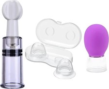 4PCS Nipple Corrector for Flat or Inverted Nipples Nipple Sucker Nipple Puller W