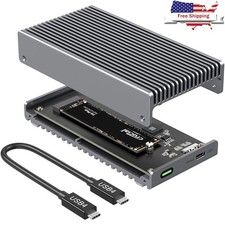 Ultra Speed Fanless SSD Enclosure USB4 Thunderbolt 4 5 NVMe Cooling Tool 40Gbps