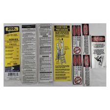 LOUISVILLE LADDER PK-FM2000 Label Kit 42DV67