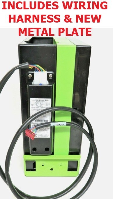 American Changer Green Stripe Coin Hopper 2nd Gen CC Talk board with LCD display