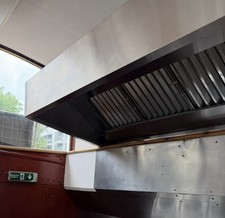Commercial Kitchen Hood Canopy with 8ft Extractor Hood