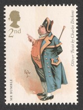 2012 Charles Dickens Oliver Twist. Mr Bumble 2nd UM SG 3330