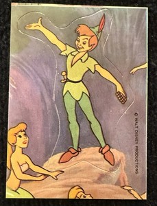 1970’s Mickey Mouse & Friends Disney Americana Series Sticker #302 🧚 Peter Pan