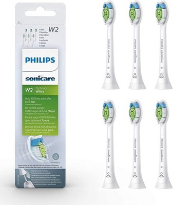 Philips Sonicare Original W2 Optimal White Standard Schallzahnbürstenköpfe - 6er