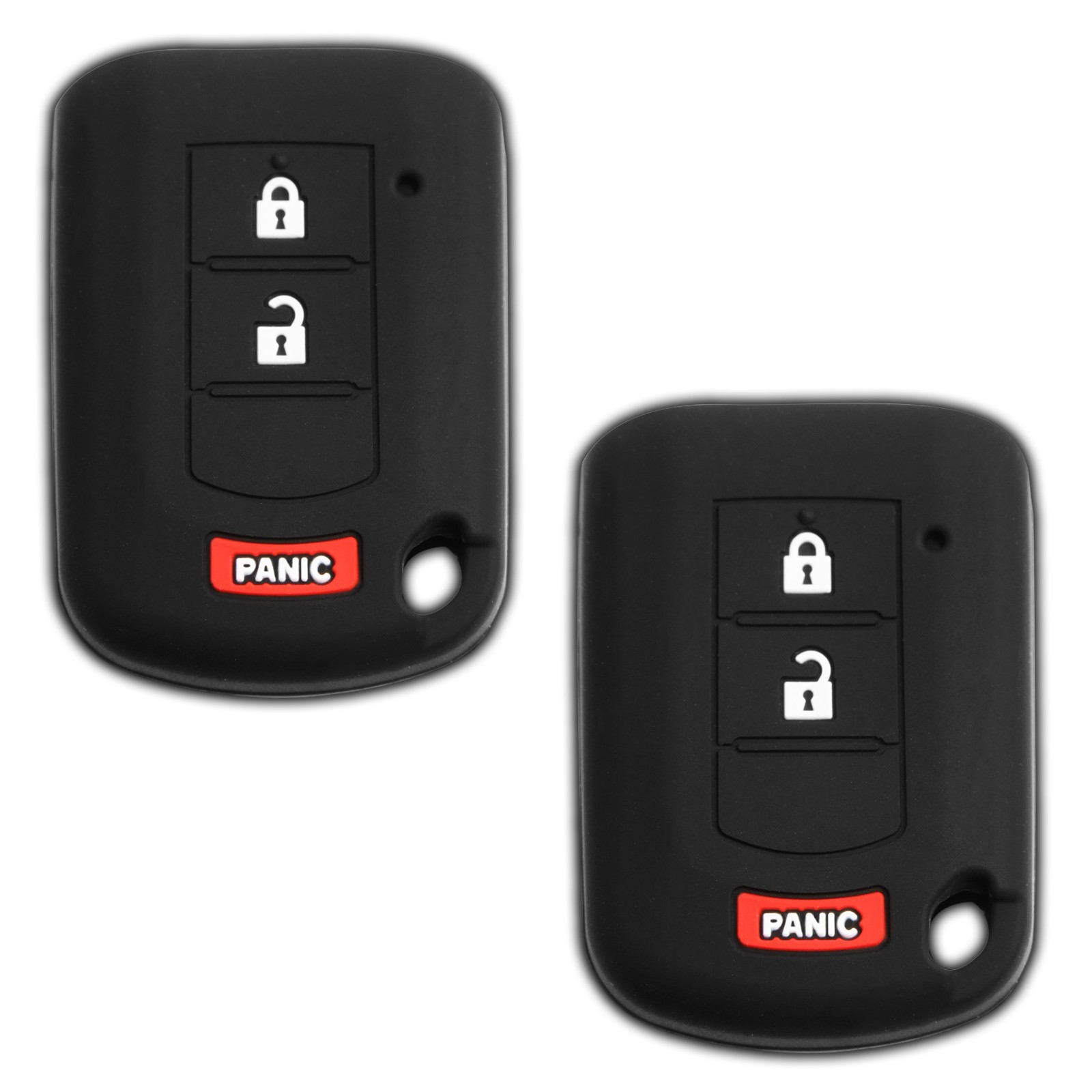 2 Key Fob Remote Skin Shell Case Cover for Mitsubishi OUCJ166N