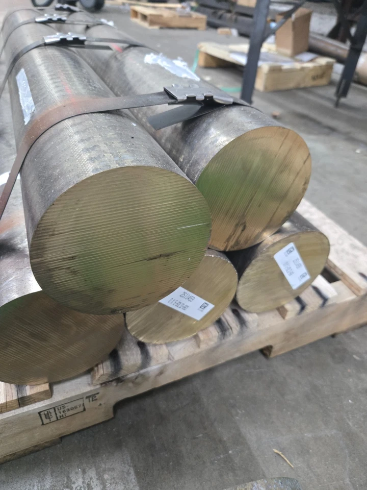5" diameter, 863 Manganese Bronze Round Bar - with certs - Made in U.S.A. - Image 3 of 4